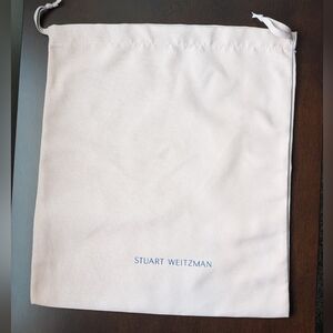 Stuart Weitzman Pink Dust Bag Handbag/Shoes 15 X 13 Inches